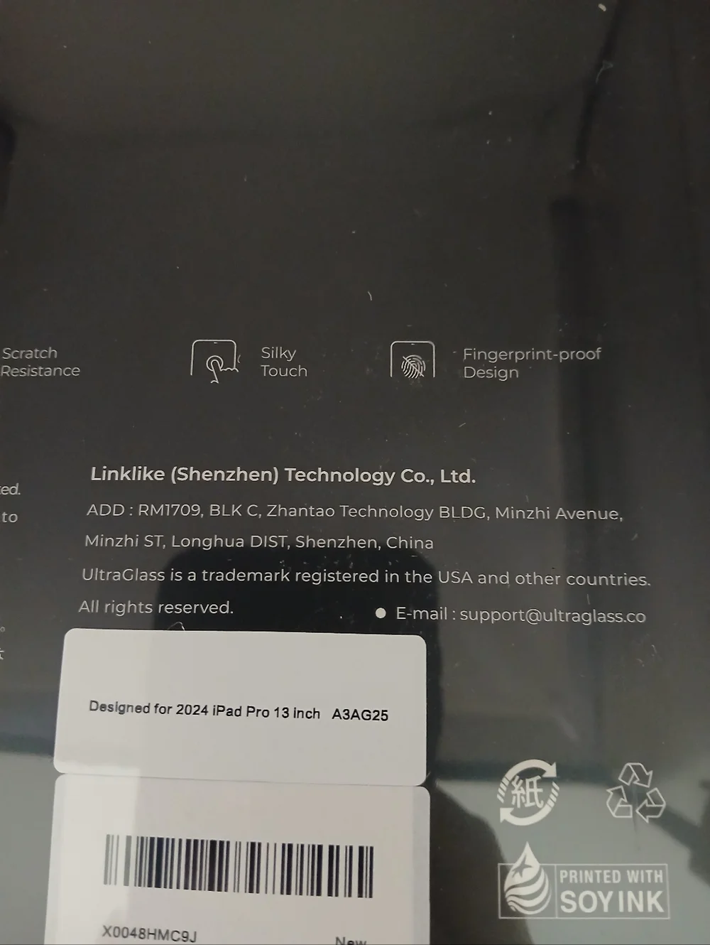 New Ultraglass Screen Protector For 2024 ipad Pro 13 inch